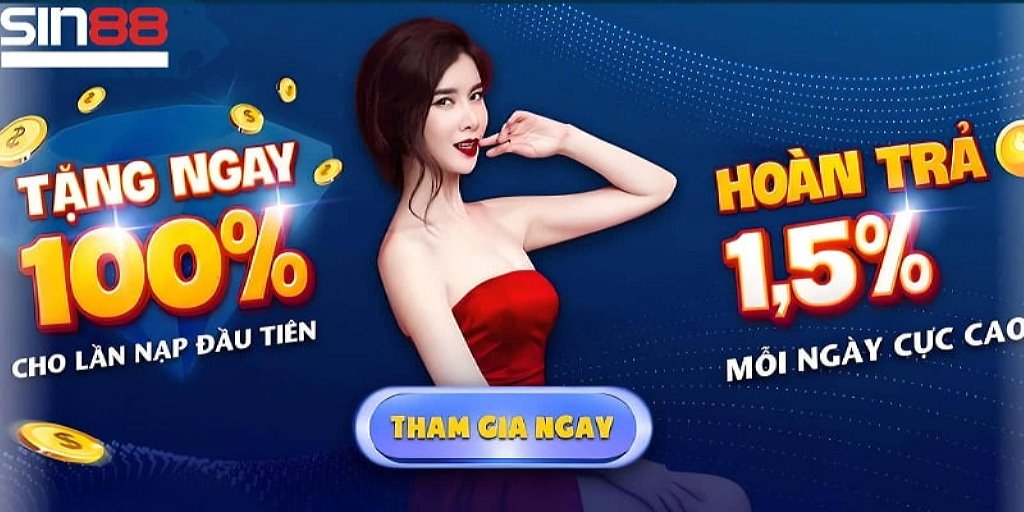 Thưởng nạp đầu là một khởi đầu tuyệt vời để bạn khám phá game giải trí tại Sin88