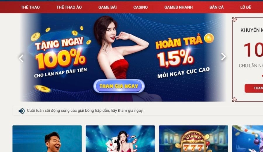 Trang website của Sin88 us cực xịn sò và đẳng cấp